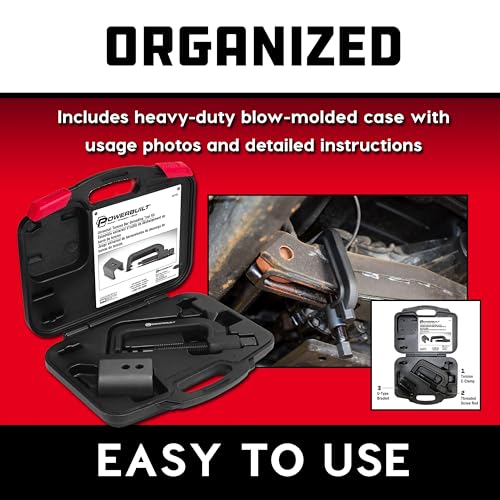 Powerbuilt Torsion Bar Tool for Truck Suspension, Heavy Duty Torsion Key Removal and Installation Tool, Fits GM, Chevy, Ford, Dodge, SUV and Pickup Front Suspensions - 647753 - style: 4 Piece