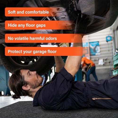 2 Pack 36 x 60 In Premium Oil Spill Mat,Garage Floor Mat for Under Car | Highly Absorbent Maintenance Mat Protect Your Floor from Oil Drips,Spills,Splashes and Stains - size: GFM-60x36IN-2PC