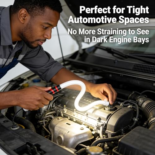 Bendable LED Flashlight Stick, 27" Flexible LED Work Light, Rechargeable, High-Lumen Output, 3 Brightness Modes for Mechanics, Automotive Repair, Narrow Spaces (3PCS) - color: 3PCS