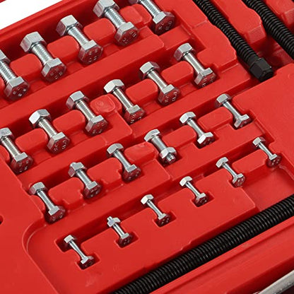 Aramox Bearing Separator Set CRV Gear Hub Puller Kit 72pcs with 2 and 3 Leg Pullers 3in 4in 6in 8in for Auto Repair Mechanics Removing Pulleys Sprockets Bearings