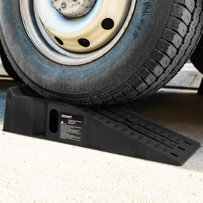 Car Ramps 2-Pack - Heavy-Duty Car Lifts for Home Garage or Shop - 13,000lb GVW Capacity, 6,500lb Load Capacity Per Pair, 3,250lb Per Ramp - SUV, Agricultural Vehicle, or Pickup Truck Ramp by Stalwart