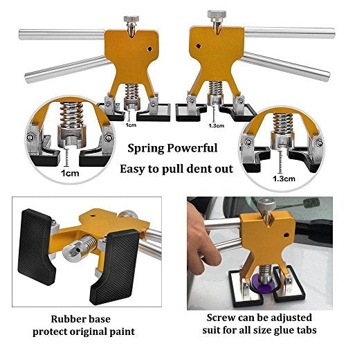 DIY Paintless Dent Repair Kit - 89pcs Dent Puller Tools Slide Hammer