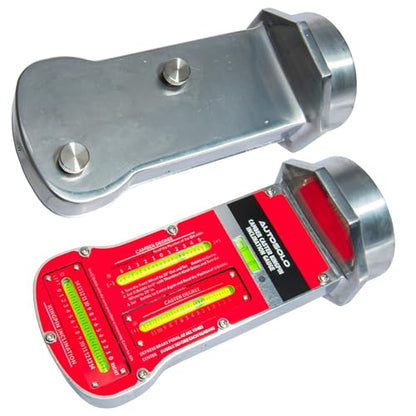Magnetic Camber, Castor & Kingpin Inclination Wheel Alignment Gauge - Premium Wheel Alignment Tool for Automobiles and Trucks