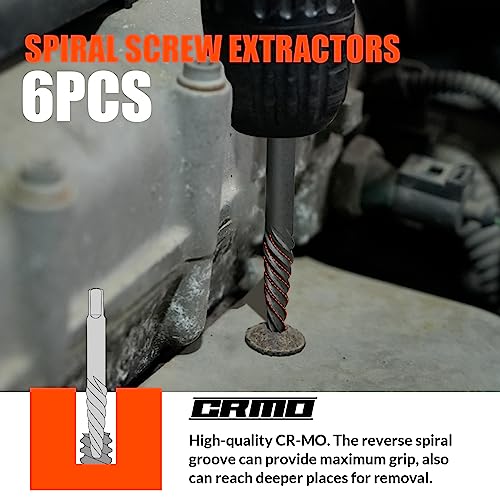 35 Pcs Screw Extractor Set,Left Hand Drill Bits Set Screw Extractor Kit | High-Hardness,Wear Resistance,Easy Out Screw, Stocking Stuffers for Men,with Portable Case,Gifts for Adults Him,Home DIY - size: 35 PCS