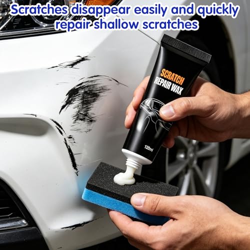 2Set Scratch Remover For Vehicles, 2026 New Car Scratch Remover Wax, Car Scratch Repair Paste For Deep Scratches, Universal Car Scratch Removal Wax With Wipe And Sponge