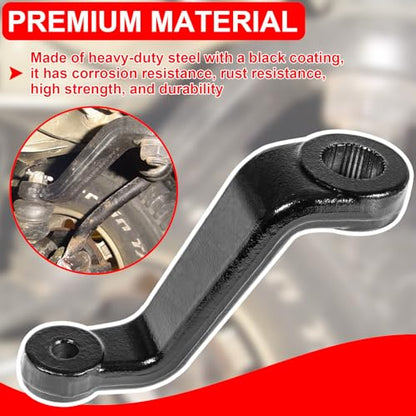 Replace for 6605 Drop Pitman Arm, Fit for 87-06 Jeep Wrangler YJ & TJ, for 84-01 Jeep Cherokee XJ & Comanche MJ, for Jeep Power Steering