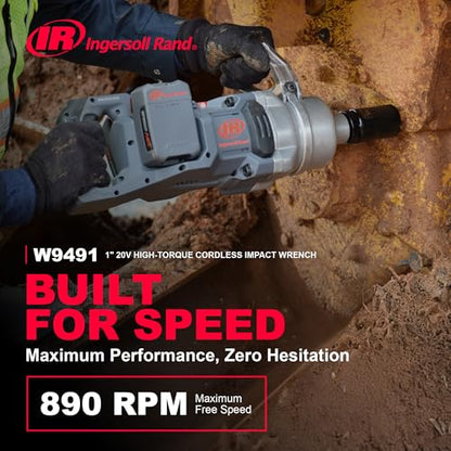 Ingersoll Rand W9491 Cordless 1" High-Torque Impact Wrench - size: Standard Anvil, style: Tool Only