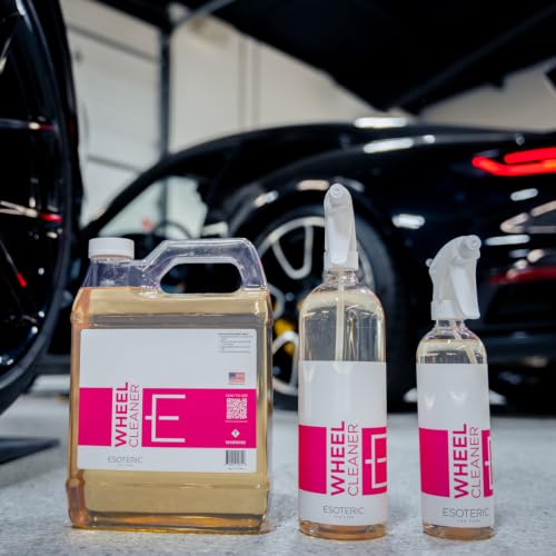 ESOTERIC Wheel Cleaner 16oz | Color Changing | Effective Iron Removing Wheel Cleaner | Safe & Versatile Brake Dust Cleaner for All Alloy, Chrome, Aluminum, and Steel Wheels - size: 16oz