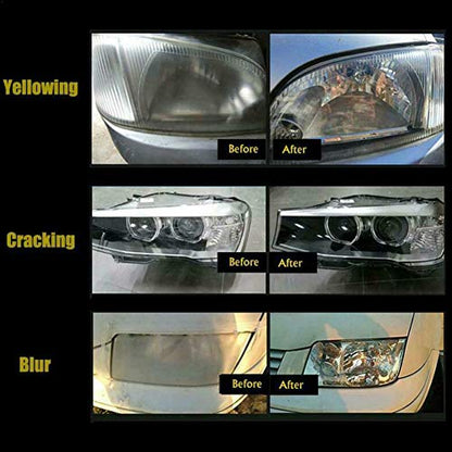 Car Headlight Restoration Kit,Auto Headlight Lens Glass Polish Repair Kit Atomizing Cup Headlight Renovation Tool Auto Restore Kit