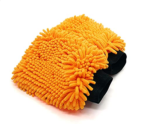 SCRUBIT 2 Pack Car Wash Mitt – Scratch-Free Car Sponges for Washing, Dual Sided Wash Mitts for Car Washing - Premium Car Washing Sponge for Cars, Trucks, and Boats