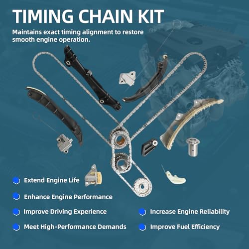 Timing Chain Kit Oil Pump Timing Tool Kit For Jeep Dodge Ram 3.6L 2011-2016 | For Jeep Cherokee Wrangler Dodge Durango Grand Caravan Challenger Ram ProMaster 1500 2500 3500 3.6L V6 2011-2016 5184352AF