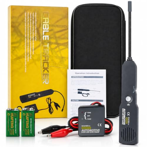 Automotive Circuit Tester Wire Tracer DC 6-42V, Circuit Breaker Finder with Flexible Probe, Open & Short Circuit Locator, Cable Tracker, Broken Wire Detector, Continuity Testers for Cars, Trucks, RVs