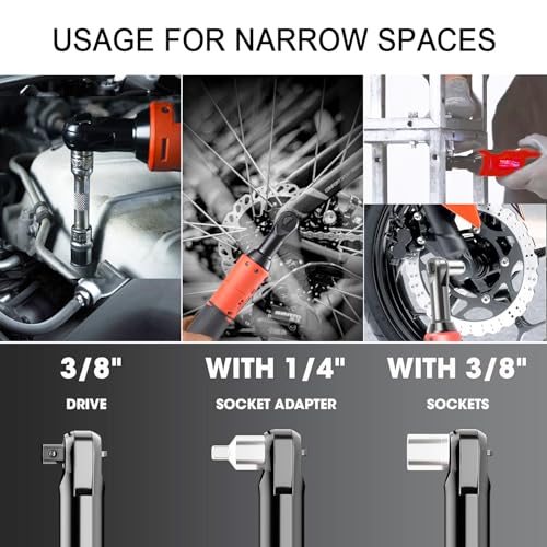 3/8" Cordless Electric Ratchet Wrench Set, 18V Power Ratchet Tool Kit With 2 Packs 2000mAh Battery And Charger, 45 FT-LBS Battery Powered Wrench with LED Lights - size: 18 V Standard