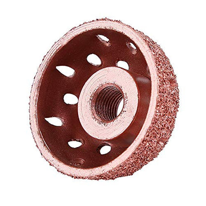 Low Speed Tire Buffer, 1.5" Tire Grinder Tire Buffing Wheel Tire Patch Roller 3/8"-24 Thread with Linking Rod Tire Patch Kit (2Pcs)