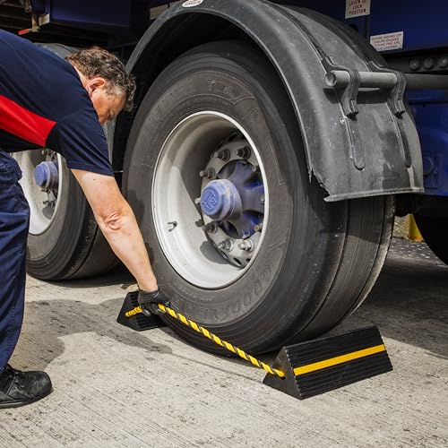 Sealey WC11 Heavy Duty Rubber Wheel Chock, 8Kg