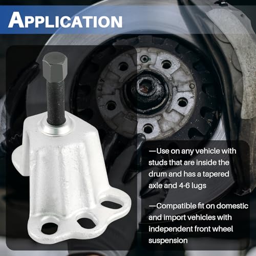 DASBET Front Hub Installer Puller Tool | Axle & Front Wheel Hub Puller, Universal FWD Front Wheel Removal Tool Duck Puller Auto Repair Tool
