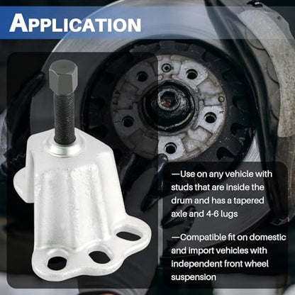 DASBET Front Hub Installer Puller Tool | Axle & Front Wheel Hub Puller, Universal FWD Front Wheel Removal Tool Duck Puller Auto Repair Tool