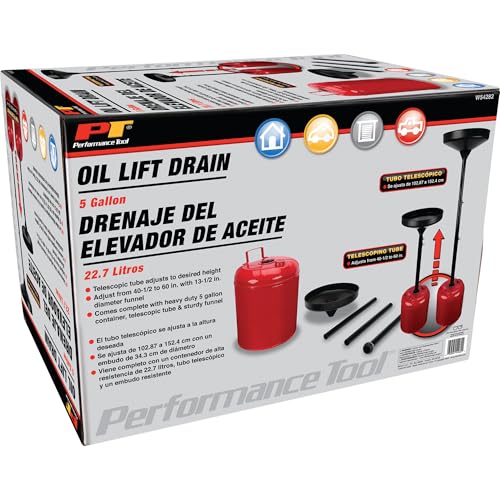 Performance Tool W54282 5-Gallon Oil Lift Drain - style: 5 Gallon Oil Lift Drain