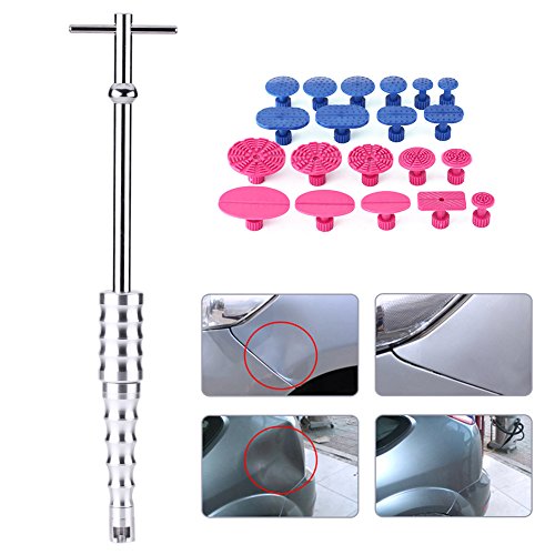 Dent Repair Kit Hail Damage Removal Slide Hammer Glue Puller Tabs Automotive Tools for Car Body