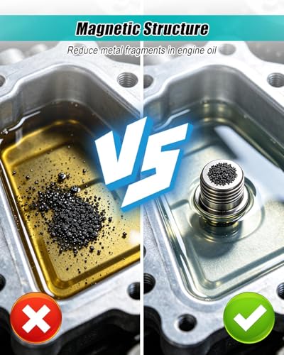 M14*1.5-15mm Magnetic Oversize Piggyback Oil Drain Plug, Stainless Steel Self Tapping Oil Pan Thread Repair Kit - size: M14.2*1.5-15mm