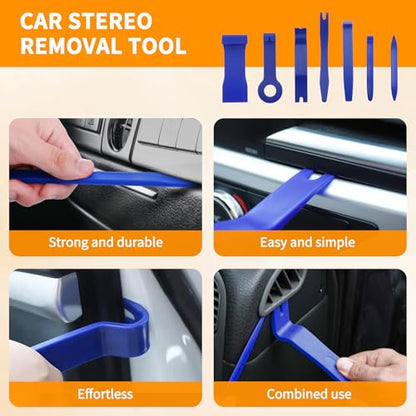 128Pcs Paintless Dent Puller Kit Auto Refrigerator Door Ding Removal Tools | 2-in-1 Slide Hammer T-Bar, Easy DIY Operation, Car Door Dents, Professional Use