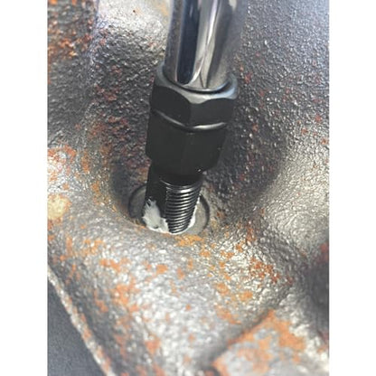 Performance Tool W80539 14 mm and 18 mm Spark Plug Hole Chaser | Cleans dirt, carbon, and metal particles from spark plug holes. Not for tapping use. 14mm and 18mm sizes - style: 14/18mm Spark Plug Hole Chaser