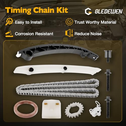 1.2 1.4 Timing Chain Kit, Engine Timing Tool Kit, Compatible with Chevrolet Cruze Buick Encore Cadillac ELR Vauxhall Opel 2009-2020, Replaces TK343 22HP47N ETCK2102, Fits 1.2L 1.4L DOHC Engine