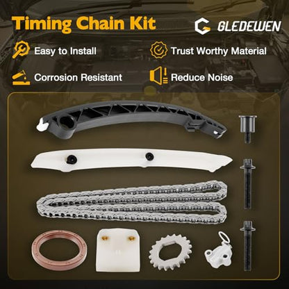 1.2 1.4 Timing Chain Kit, Engine Timing Tool Kit, Compatible with Chevrolet Cruze Buick Encore Cadillac ELR Vauxhall Opel 2009-2020, Replaces TK343 22HP47N ETCK2102, Fits 1.2L 1.4L DOHC Engine
