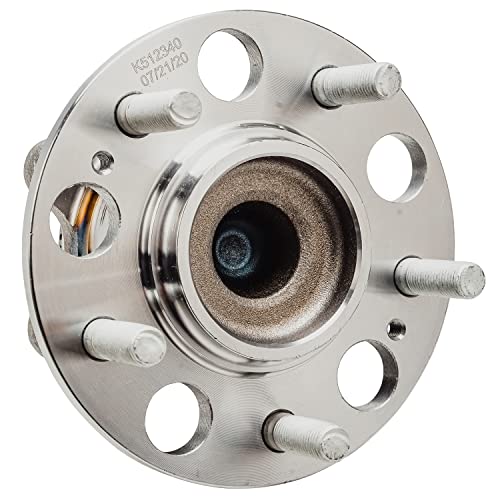 Detroit Axle - 2.0L Rear 2pc Wheel Bearing Hubs for 07-12 Hyundai Elantra, 2 Wheel Bearing and Hubs Assembly 2007 2008 2009 2010 2011 2012 Replacement - style: 512340 x2/Pair
