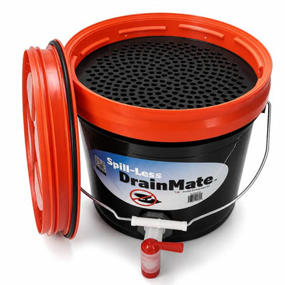 Spill-Less DrainMate™ 14 Quart Oil Drain Pan/Container - Made in USA