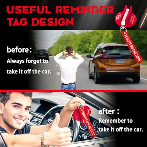 DEDC Universal Aluminum Grooved Magnetic Jack Pad Red 1 Pc, Jacking Puck Pinch Weld Frame Rail Adapter with 1 Reminder Streamer, Car Accessories for Men - color: Red 1 Pc with 1 Reminder Streamer