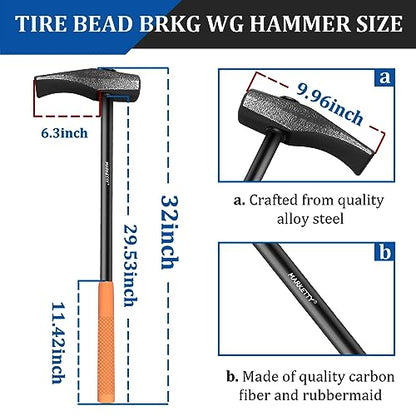 Tire Hammer 35429 Bead Brkg Wg, Tire Bead Breaker, Bead Breaker Tool For Tire Removal, Tire Tools, Semi Tire Changing Tools, Bead Breaker, tire hammer - Essential Tool For Tire Maintenance And Repair.