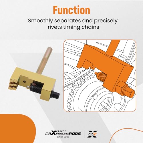 maXpeedingrods Timing Chain Tool Kit for Mercedes M271 M272 M273 M276 | Engine Timing Chain Removal Installer Breaker Tool Kit, Camshaft Riveting Tool for Mercedes Benz - style: for M271 M272 M273