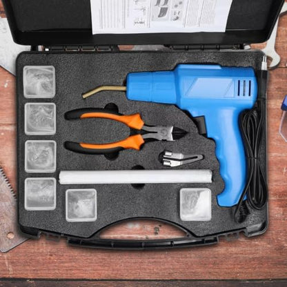 Portable Handheld Plastic Welding Machine and Rapid Heating 100w with Overheat Protection Includes Welding Tools and US Plug for Car Bumper Repair Kit