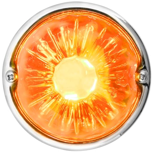 GG Grand General 92430 Stainless Steel Dark Amber Watermelon Glass Lens Kit for #1156, Bulb not Included - color: Dark Amber, style: 1156 Bulb Base