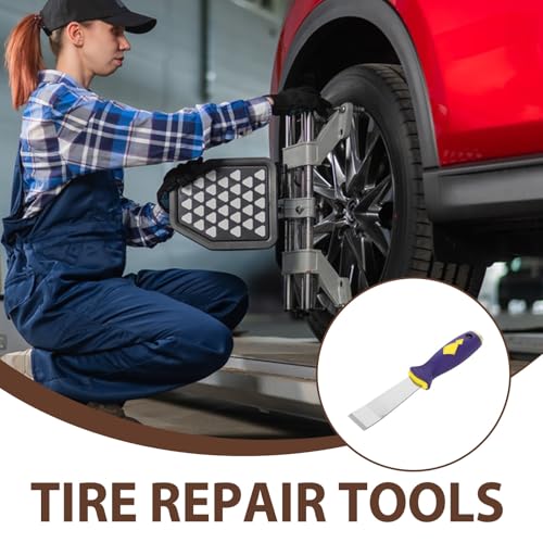 Beaupretty Portable Wheel Repair Tool for Removing Sticky Balance Blocks with Sturdy Plastic and Metal Construction, for Auto Repair and Emergencies