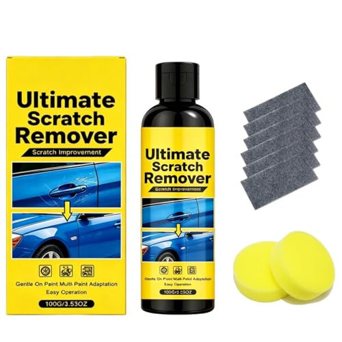 Car Scratch Remover, Quick Fix Removal Paste for Deep Scratches, All Paint Colors Polishing Kit, 100g/3.53oz (1 Set) - color: 1 Set
