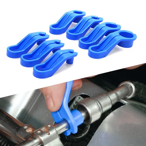 7PCS Fuel Line Disconnect Tool Set - 1/4 5/16 3/8 1/2 5/8 3/4 7/8 Inch Fuel Filter Quick Disconnect Removal Tool