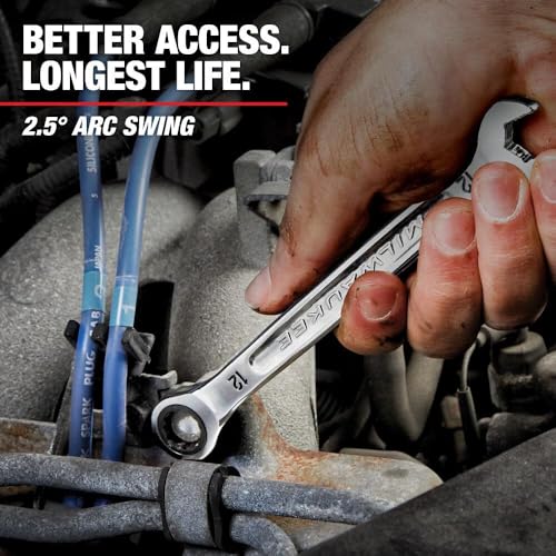 MLW48-22-9516 Ratcheting Combination Wrench Set Metric