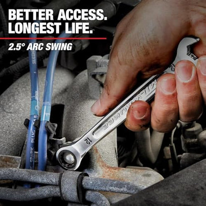 MLW48-22-9516 Ratcheting Combination Wrench Set Metric