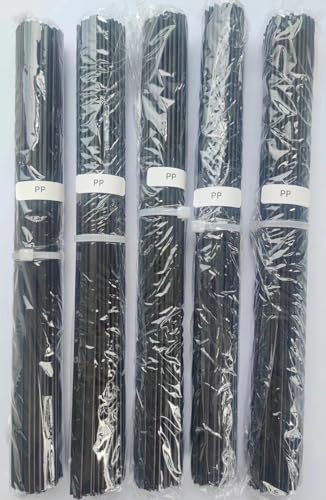 9.8 Inch Black PP (Polypropylene) Plastic Welding Rods for Car Bumper Repair Tools Hot Air Welder Machine