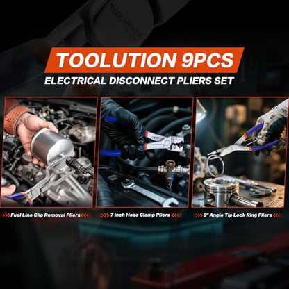 9pcs Electrical Disconnect Plier Set - color: 9pcs Set