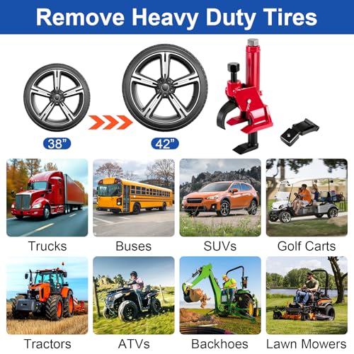 Manual Tire Bead Breaker and Tire Bead Breaker Slide Hammer and Tire Dolly for Tire Changing Tool Tire Changer Kit - style: Tire Bead Breaker+Bar+Dolly