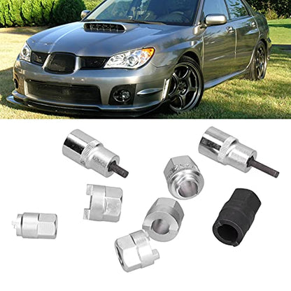 8pcs Suspension Strut Nut Socket Set, Strut Removal Tool Kit for Shock Absorber Nut Disassembly, Includes Multiple Sizes with Storage Case for Auto Repair