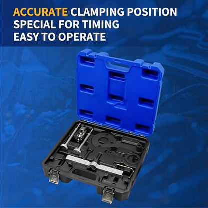 Kuntech Engine Timing Locking Tool Kit Compatible with BMW V8 N63 S63(No Valve Lift) N65 N74 X5 X6 Drive 750I 760I, Camshaft Cam Alignment Timing Tool