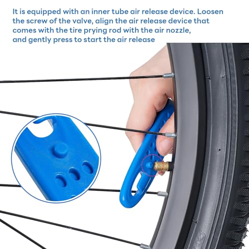 YunSCM 2/3/4-PCS Ultra Strong Bike Tire Levers,Bicycle Tire Levers,Bike tire Replacement Tool,Tire Removal Tool for Road Mountain Bike Tires(Blue) - color: Blue02