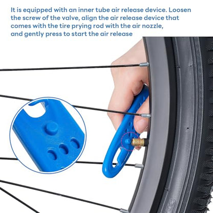 YunSCM 2/3/4-PCS Ultra Strong Bike Tire Levers,Bicycle Tire Levers,Bike tire Replacement Tool,Tire Removal Tool for Road Mountain Bike Tires(Blue) - color: Blue01