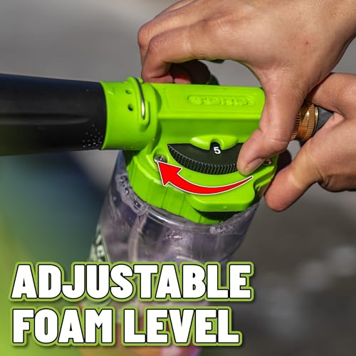 Chemical Guys, Foam Blaster 6 Foam Gun & Chenille Wash Mitt Kit, 2-Piece | Foam gun connects to any garden hose for thick suds, paired with a scratch-free chenille mitt for safe washing - size: FOAM BLASTER + WASH MITT