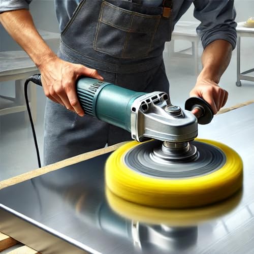 8 Inch Aluminum Polishing Kit – 6PCS Airway Buffing Wheel for Drill and Grinder Professional Rim Polishing and Metal Kit for Polished Aluminum Wheels Restoration and Shine