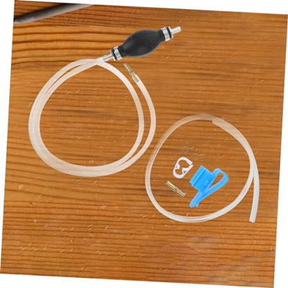 LIFKOME 1 Set Hand Fuel Pump Siphon Hose Kit for Precise Liquid Transfer Durable Construction for Cars Motorcycles Boats Effortless Operation